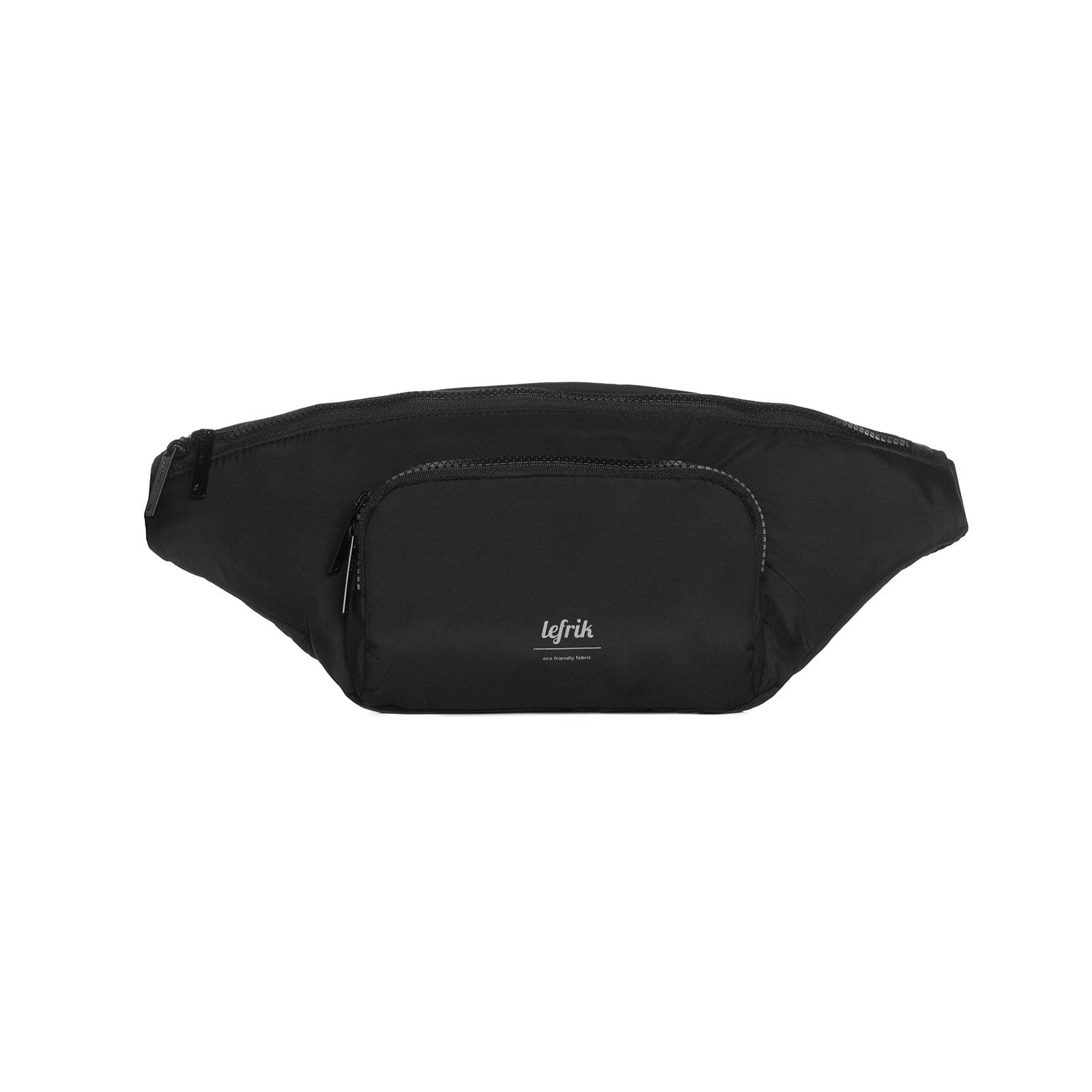 Marsupio Crossbody in tessuto eco friendy Nero - Lefrik