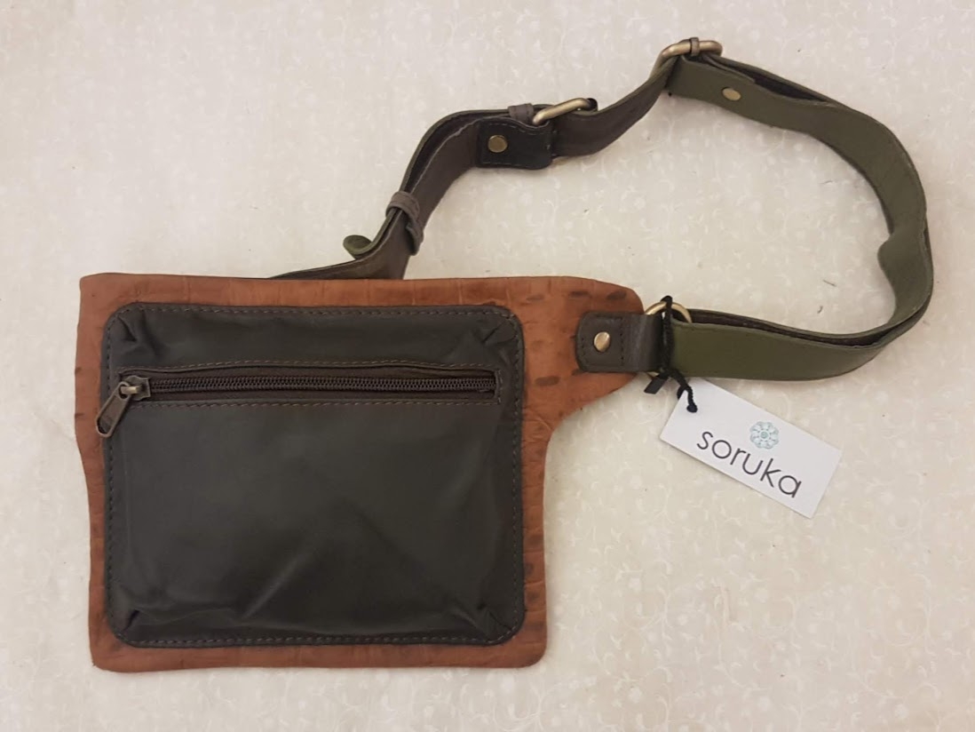 Marsupio in verdone marrone