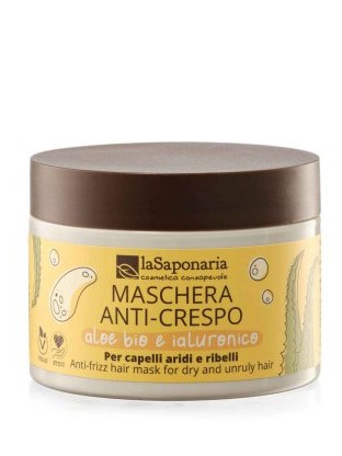 Maschera capelli anti crespo - la Saponaria