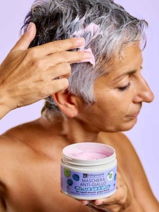 Maschera capelli Anti Giallo - la Saponaria
