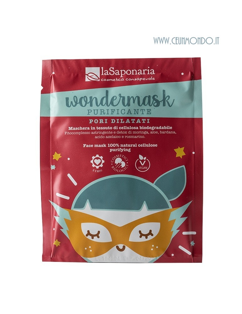 Maschera in tessuto PURIFICANTE LA SAPONARIA