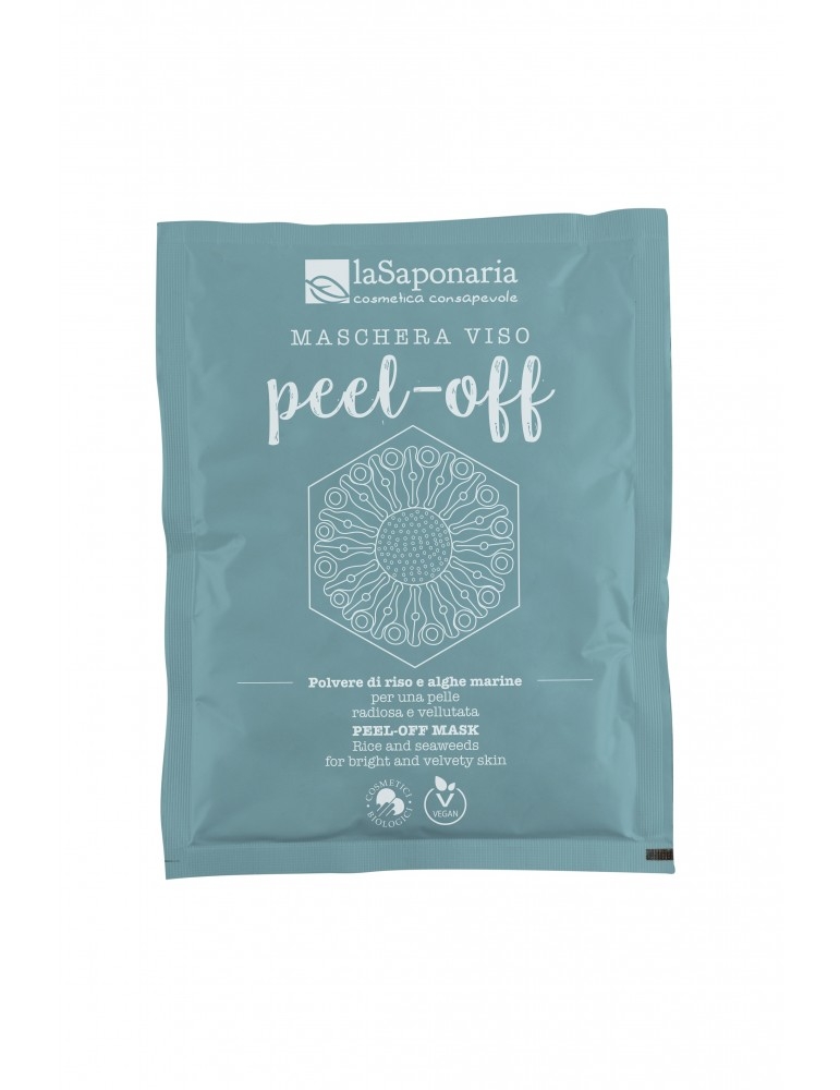 Maschera viso peel-off La Saponaria
