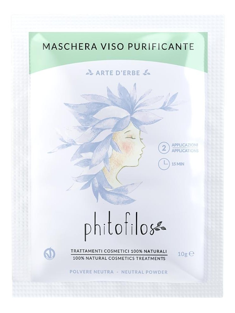 Maschera viso purificante Phitofilos