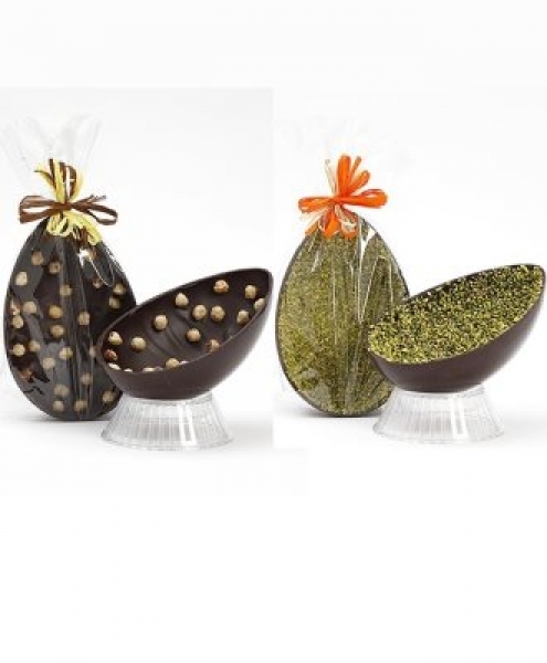 Mezzo ovetto di cioccolato fondente 40gr Dolci saperi