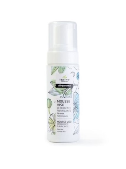 Mousse purificante viso al Tè verde