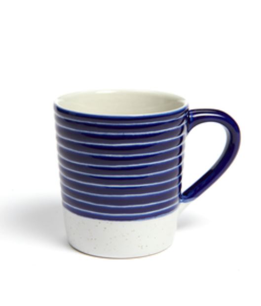 Mug piccola WAVES ceramica incisa