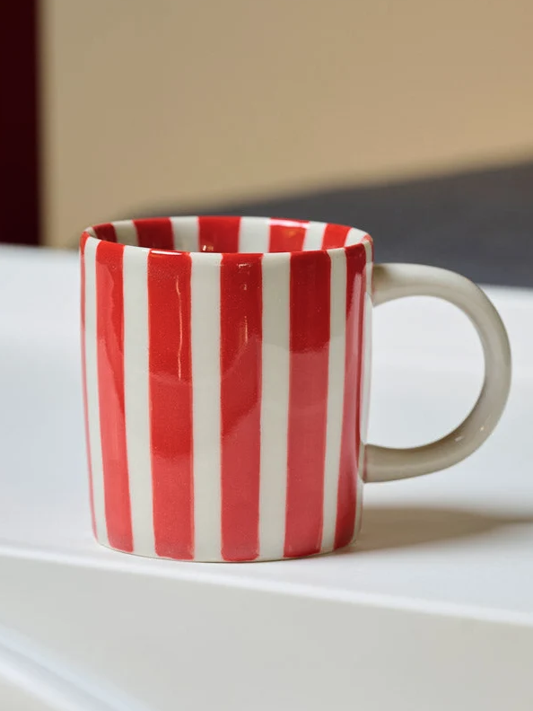 Mug in ceramica RIGHE ROSSE