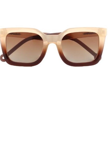 Occhiali da sole HDPE riciclato COMETA fashion Beige