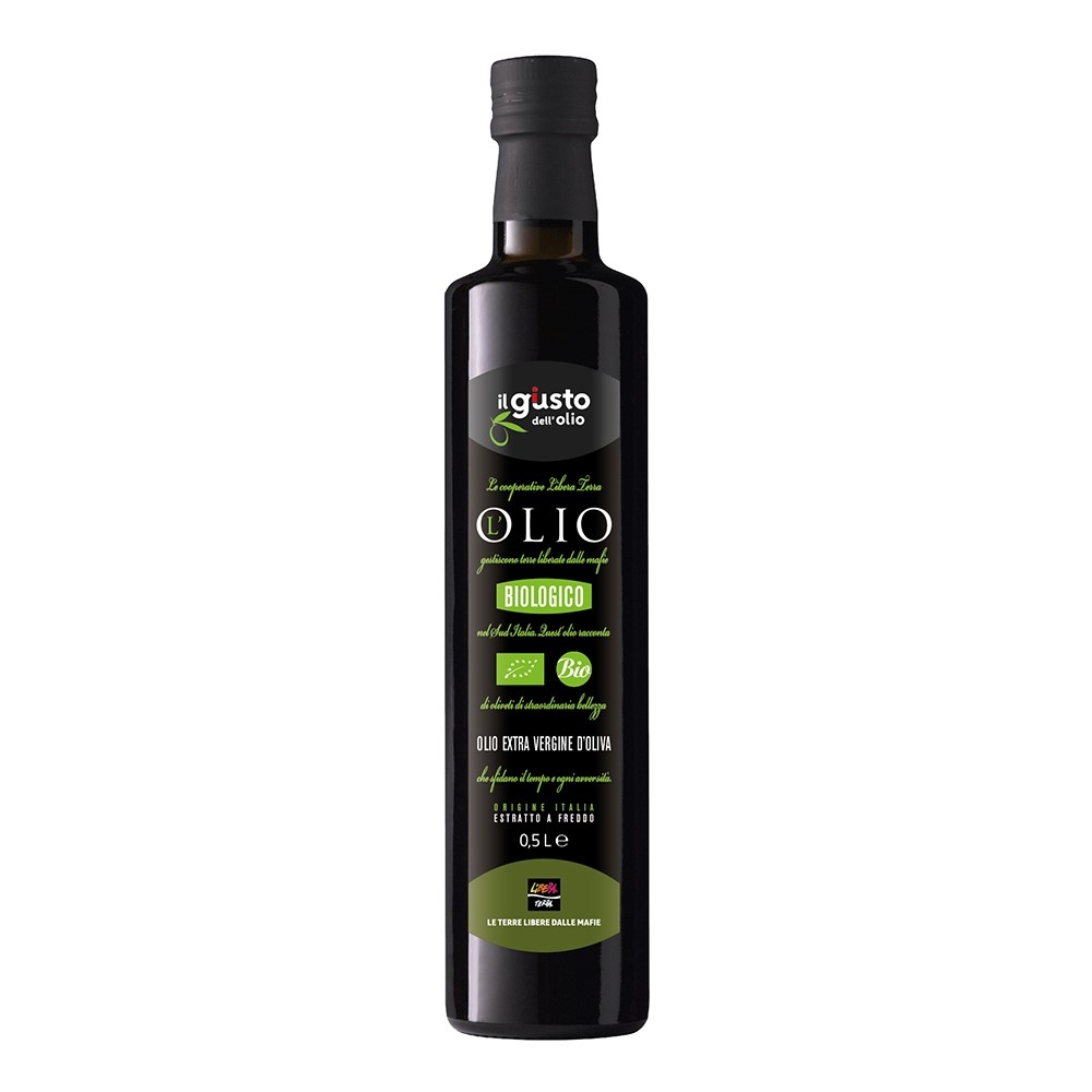 Olio extravergine d'oliva biologico 500ml - Libera Terra