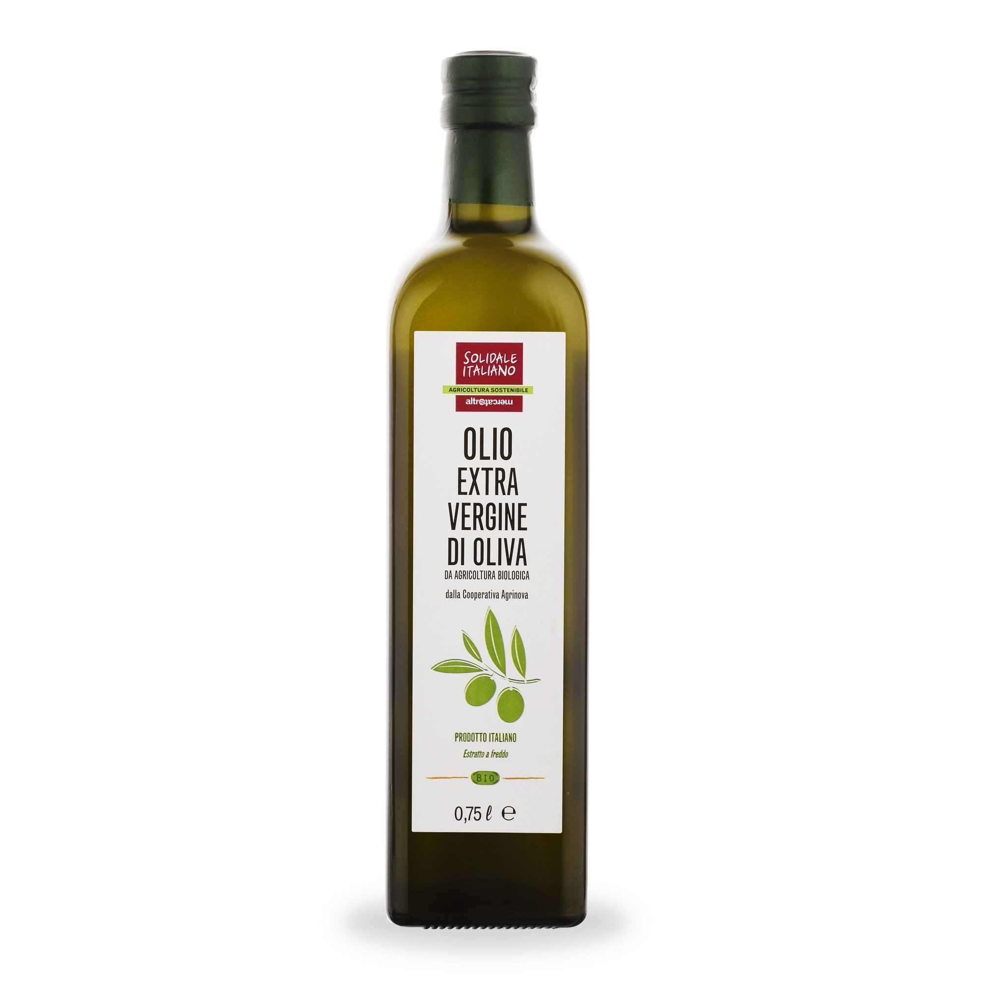 Olio extravergine d'oliva biologico Solidale Italiano dalla Calabria