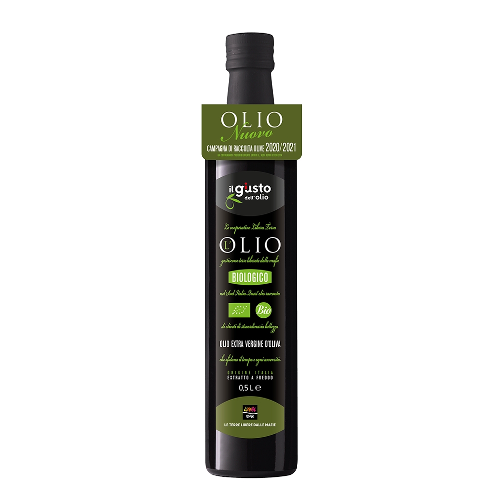 Olio extravergine d'oliva biologico 500ml - Libera Terra