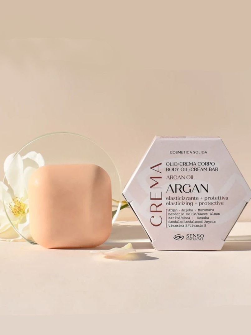 Olio solido corpo Argan Crema elasticizzante