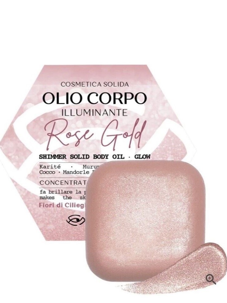 Olio solido corpo Rose Gold Crema illuminante