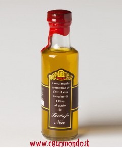 Olio extravergine di oliva al gusto di Tartufo Nero 100ml