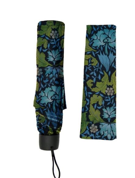 Ombrello in poliestere riciclato Spartali Verde Azzurro