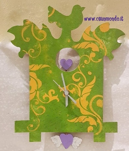 Orologio da parete a Cucù MODERNO con pendolo
