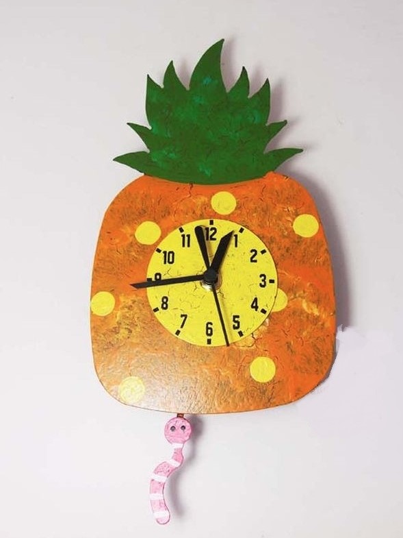 Orologio da parete Ananas con pendolo