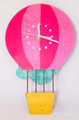 Orologio da parete mongolfiera