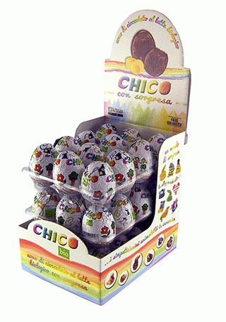 Ovetto con sorpresa al cioccolato al latte Chico