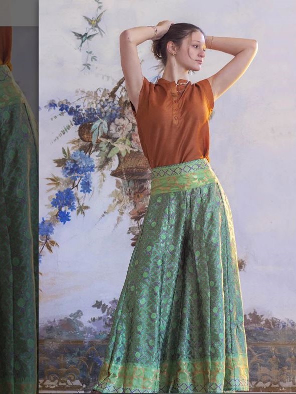 Pantaloni palazzo estivi donna Sari.