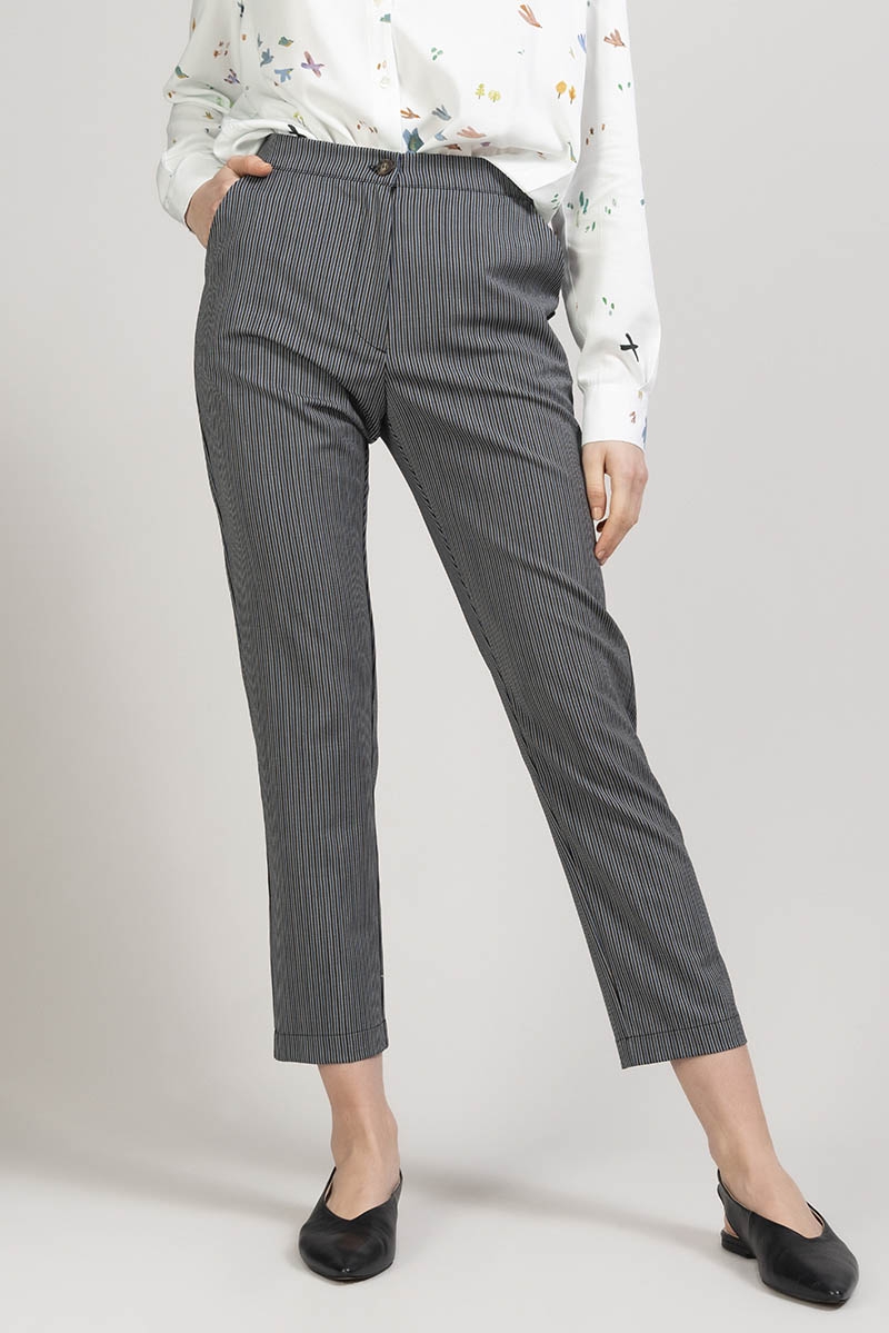 Pantalone in tessuto Principe di Galles Maurice - Quid
