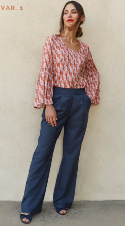 Pantaloni lunghi ELBA - Blu jeans - Quid