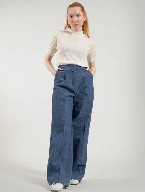 Pantaloni in Jeans di cotone rigenerato Ella - Rifò