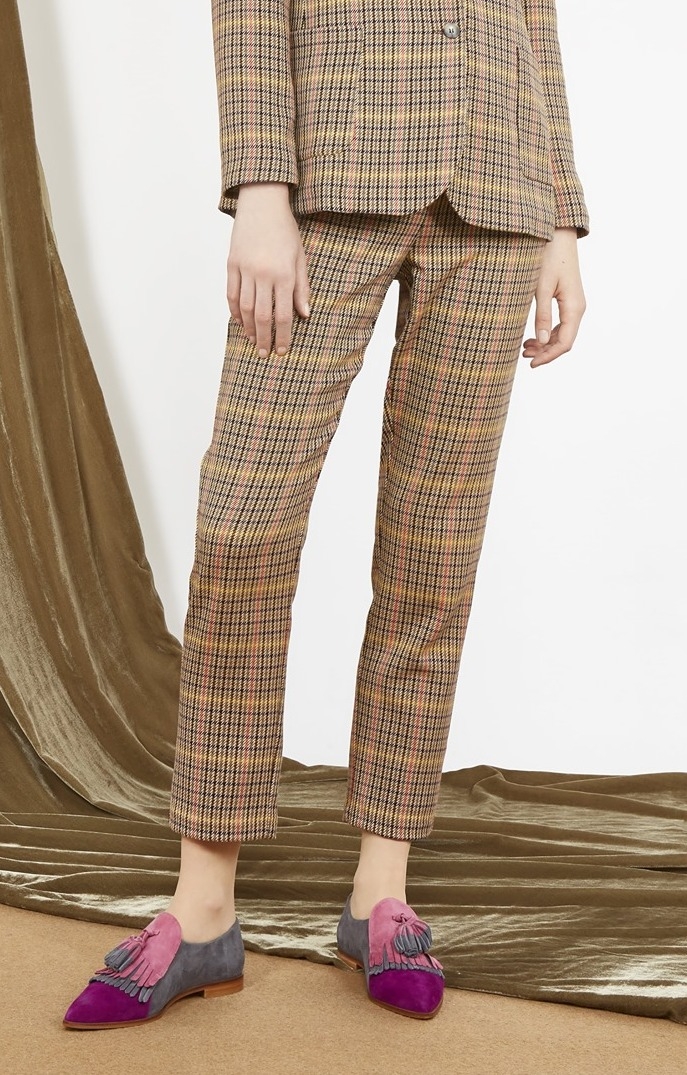 Pantalone scozzese a sigaretta Hayez - Quid