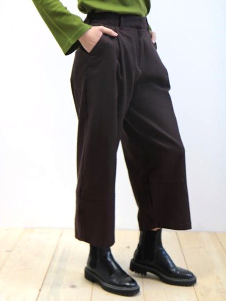Pantaloni barrel Baggy donna Marrone