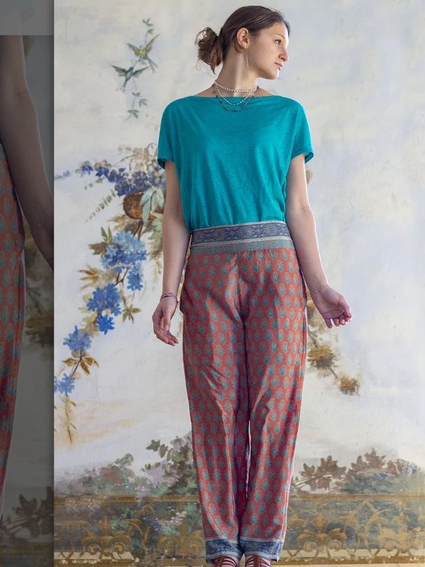 Pantaloni estivi donna Menka in sari
