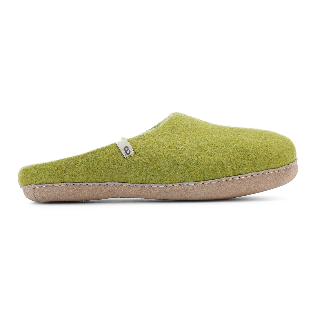 Pantofole in feltro Lime Green - Egos