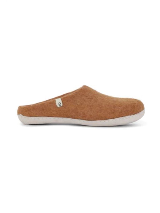 Pantofole in lana cotta Chestnut