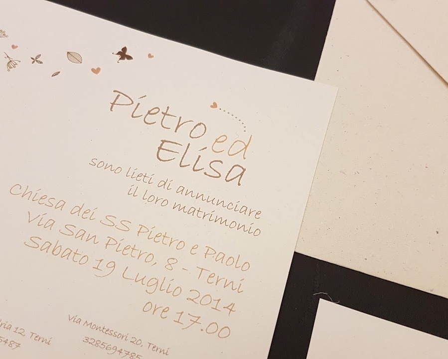 Partecipazione Soffio senape
