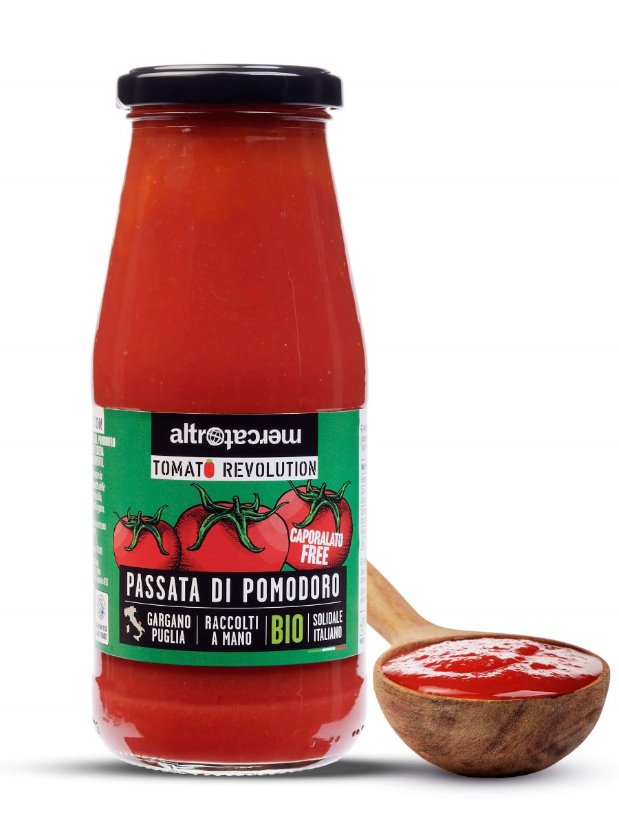 Passata di pomodoro dalla Puglia tomato revolution Biologico