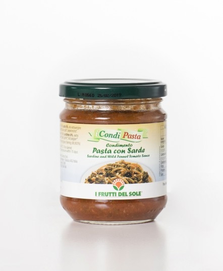 Pasta con le sarde Bio 180gr I FRUTTI DEL SOLE
