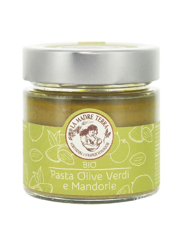 Patè di olive verdi e mandorle Biologico