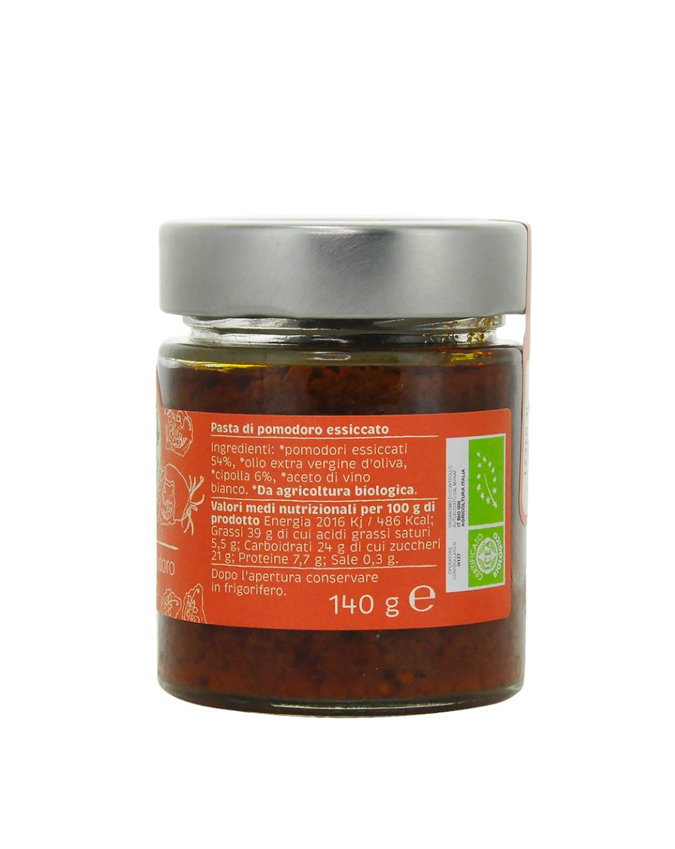 Crema di pomodori essiccati, La madre terra, 140gr biologica