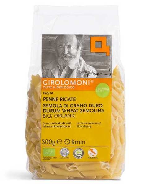 Penne di semola di grano duro trafilate al bronzo - Girolomoni® - 500gr