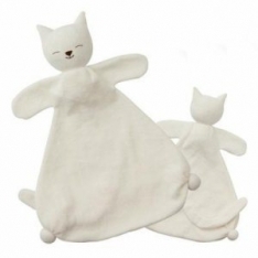 Doudou Gatto Peppa Mila 34cm Bianco