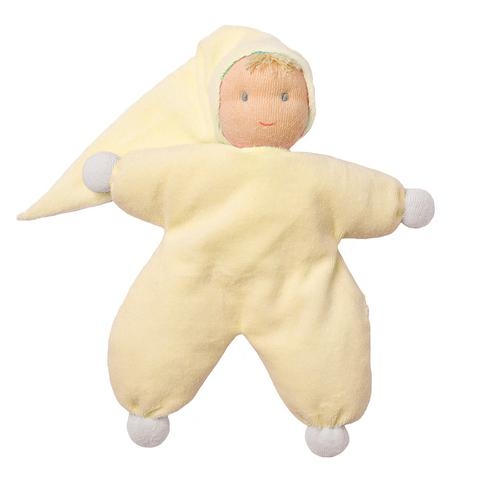 Babylonia Peppa - Bambola Sarah in cotone BIO - giallo
