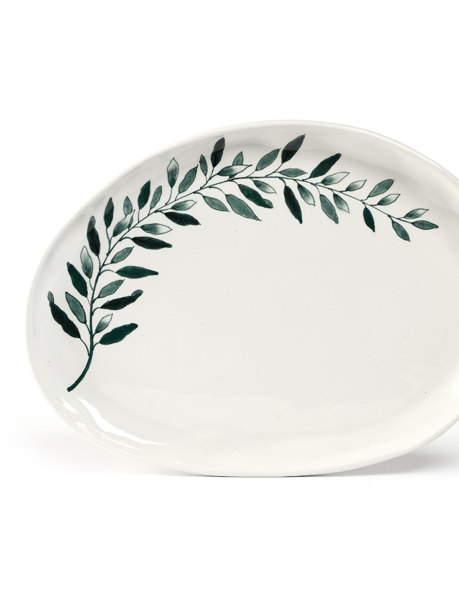 Piatto da portata o vassoio in ceramica ULIVO
