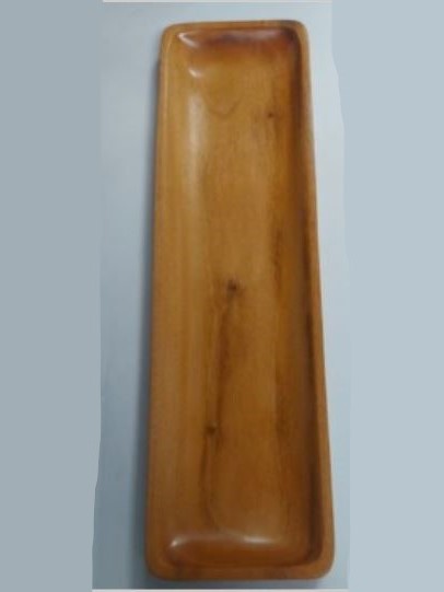 Piatto rettangolare in legno di Neem Grande