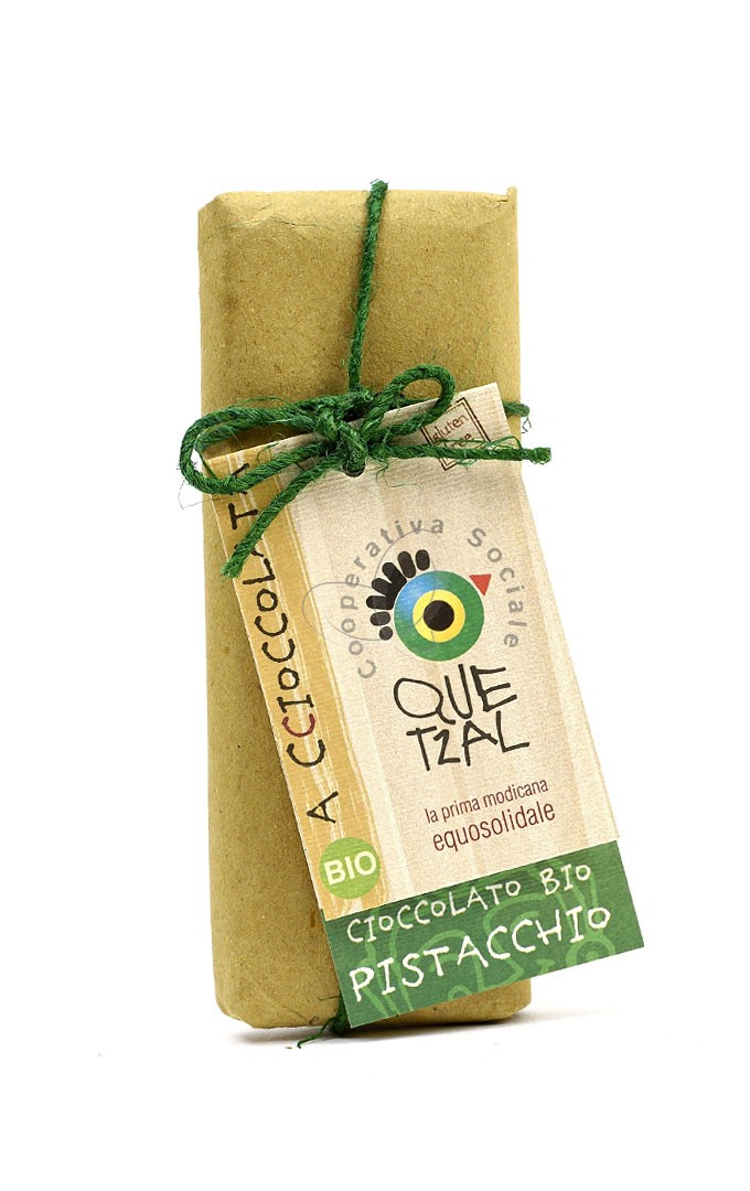 Cioccolato di Modica al Pistacchio - Quetzal