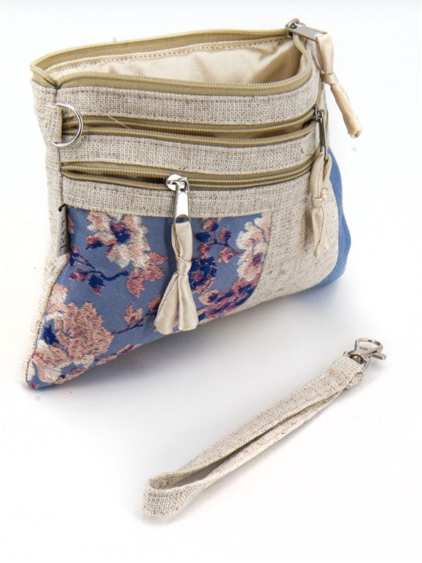Pochette 3 tasche in tessuto Patchwork Summer