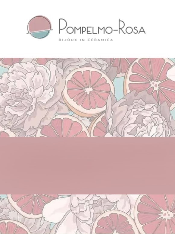 Pompelmo Rosa, bijoux in ceramica fatti in Emilia