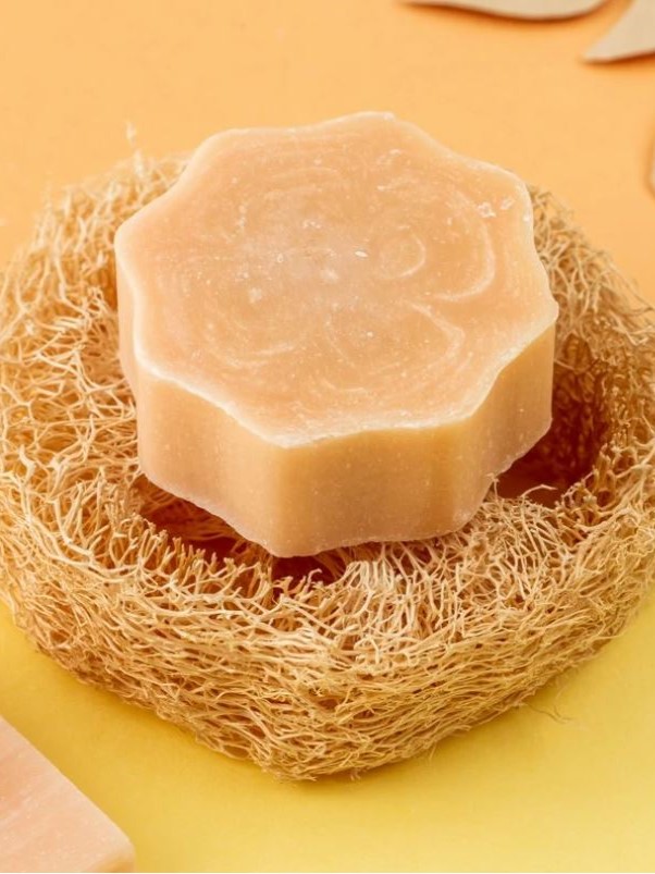 Porta sapone in Luffa naturale.