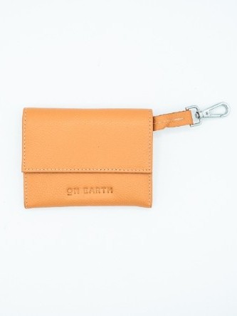 Porta carte in pelle Giada Arancione