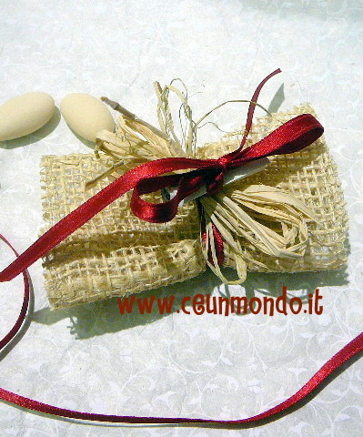 Portaconfetti marsala