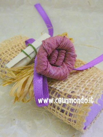 Portaconfetti a pacchetto