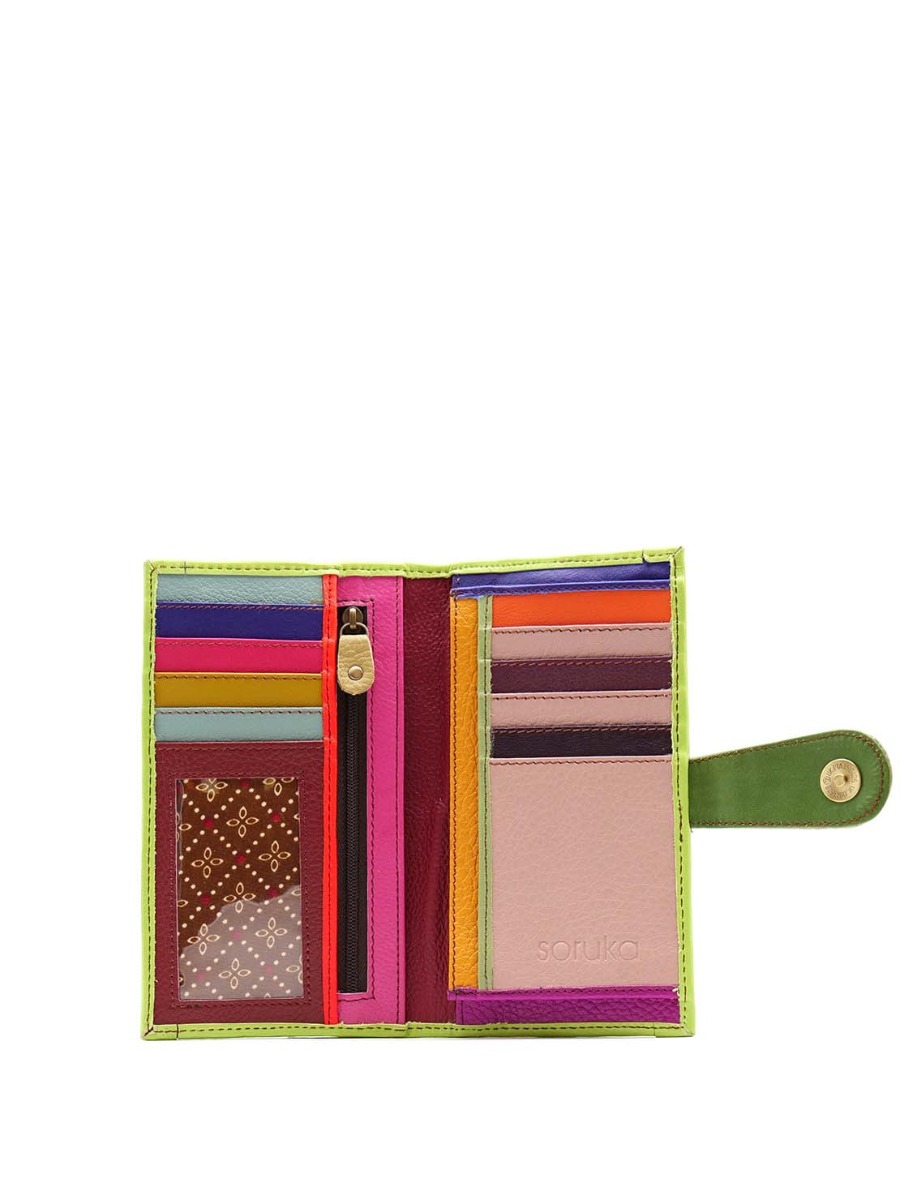 Portafoglio donna multicolore Soruka Liv semplice